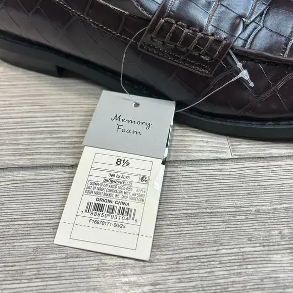 A New Day Womens Phyllis Penny Loafers - Brown 8.5 NWT - Picture 6 of 7